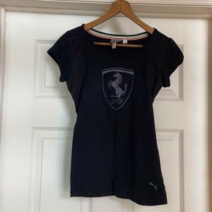 Black tee-shirt Puma Ferrari 10th anniversary